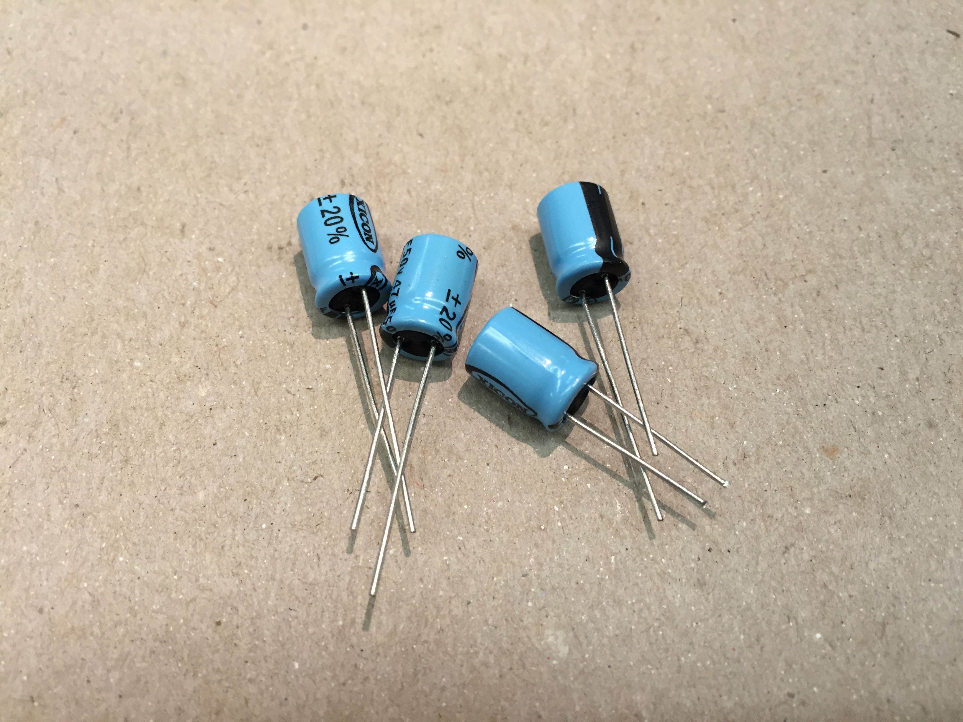 4 capacitors > 1 μF